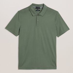 Ted Baker Green Slim 100% Cotton Zeiter Short Sleeve Soft Touch Polo Shirt